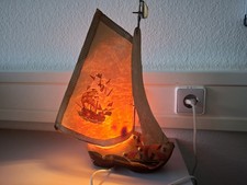Holzschuh Lampe