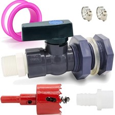 Regentonne Zapfhahn Set PVC