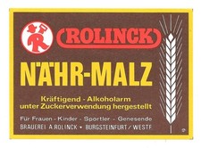 altes Bieretikett Brauerei