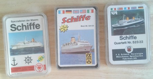 Vintage schiffe quartett - vintage,