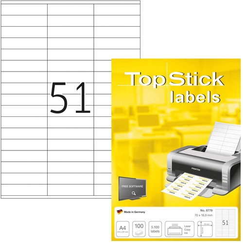 Top stick universal etiketten - top,