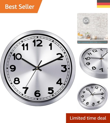 Geräuschlose 25cm wanduhr mit - wanduhr,