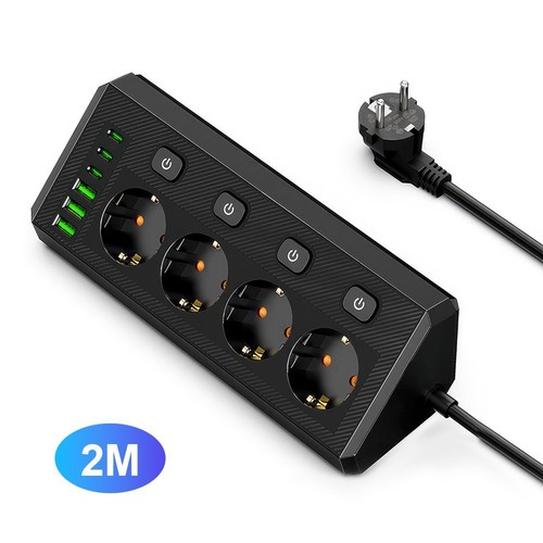 Steckdosenleiste fach usb - 3,
