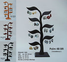 Palm 48 / 50 cm Ohrring Ständer aus Holz Schmuck Display Halter Präsentation