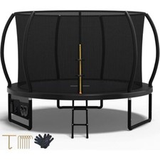 Kindertrampolin Outdoor Trampolin Ø228cm Sicherheitsnetz Gartentrampolin Set