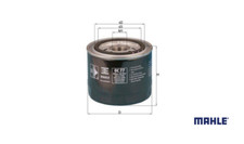 MAHLE OC 77 Ölfilter für HONDA Accord Civic Jazz ROVER 200 I TRIUMPH Acclaim