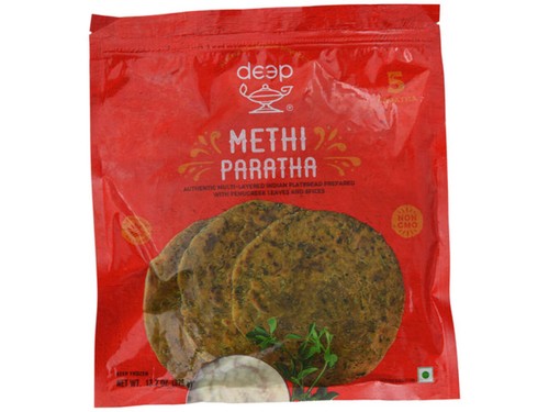 Deep methi paratha - 375, –