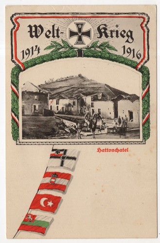 Feldpost hattonchatel wk - 1,