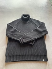 Belstaff Rollkragenpullover aus Lammwolle Schwarz, XXL, NEU