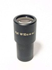 Zeiss KPL- W 10x/ 18 Br., Mikroskop - Okular, Steckd. 23,2 mm delaminert 
