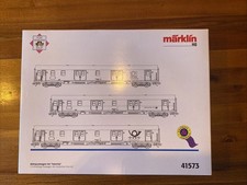 Märklin H0 41573 BahnpostwagenSet „InterCity“ 3SchnellzugPostwagen OVP+NEUWERTIG