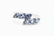 Silberring Tansanit echte