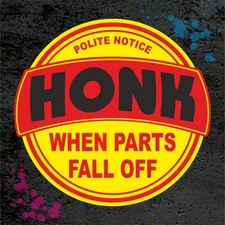 HONK STICKER oldschool hotrod