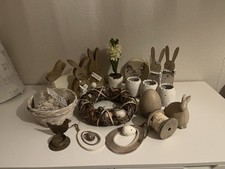 ❤️ Großes Oster Deko  Paket 17 Teile Kranz Osterhasen Ostereier ❤️