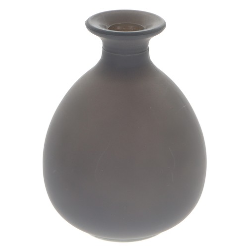 Blumenvase grau milchglas - grau,