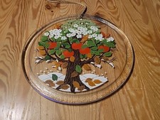 Glas Glasbild Fensterbild Baum