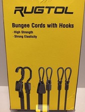 Spanngummi mit Haken, Upgrade 80cm Verstellbare Expander mit Karabiner, Schwarz