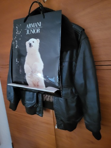 Original armani leder jacke - armani,