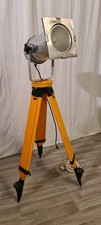 Vintage Industrie Strahler Spot Lampe Stativ Loft Deko Filmlicht Kinostrahler 
