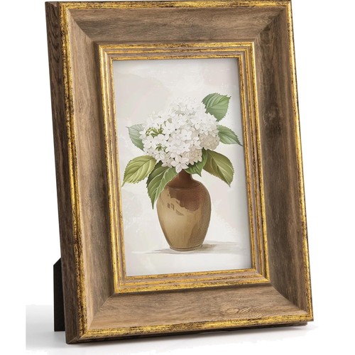 Vintage holz goldener - vintage, holz-goldener