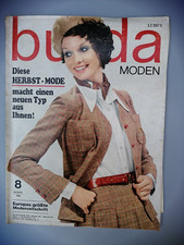 Burda Moden Zeitschrift 8 August 1968 mit Schnittmustern + Arbeitsanleitung