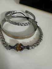 3xArmreif, Armspange ,Armband –unisex Elegantes Accessoire Nagelneu Top Qualität