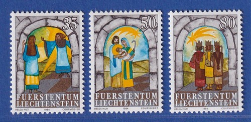 Liechtenstein 1984 weihnachten - liechtenstein,
