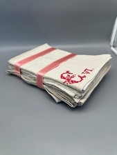 Vintage Leinen-Geschirrtuch