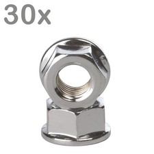 30  Felgenmuttern M7 Stahl