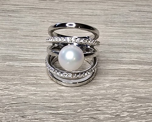 Pierre lang ring - lang, silberfarben
