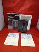 Sanyo M-1100C Compact Cassette Recorder Player mit Box & Anleitungen getestet A