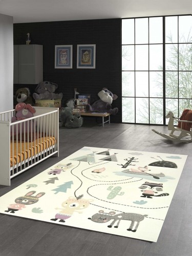 Kinderzimmer teppich bären - teppich,