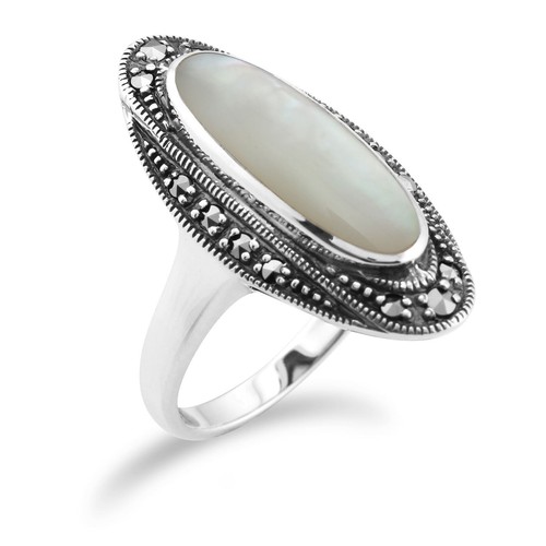 Art perlmutt cabochon - perlmutt, &