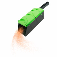 Streuschaufel – Salzschaufel, Gartenschaufel, Streuer für Samen, Salz, Sand