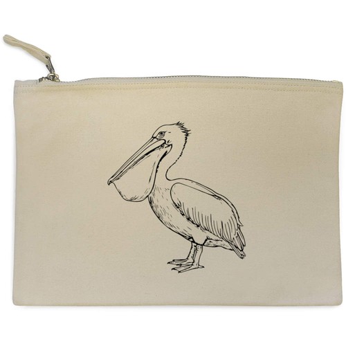 Canvas-Clutch/Zubehörkoffer
