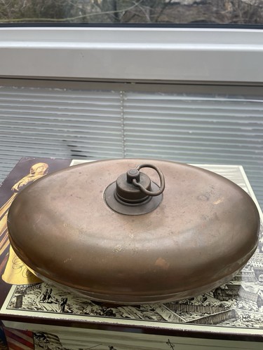 Alte kupfer bettflasche - alte,