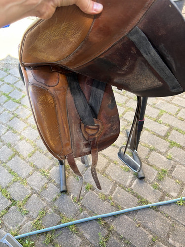 Massimo dressursattel leder - dressursattel,