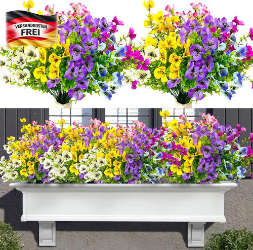 Künstliche outdoor blumen - blumen, set