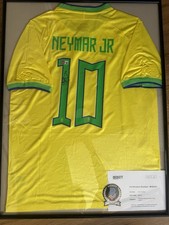 Signiertes Neymar Junior Brasilien Trikot Mit Beckett Zertifizierung