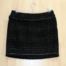 Kostüm-Rock, Rock, Minirock, Bouclé Business Yessica C&A schwarz Gr. 36 - Neu