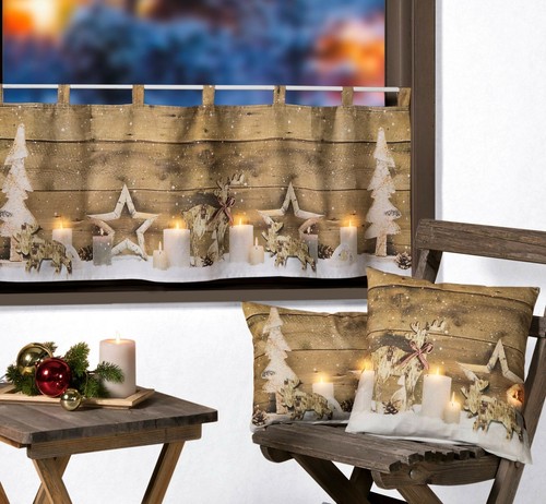 Weihnachten scheibengardine - scheibengardine, m