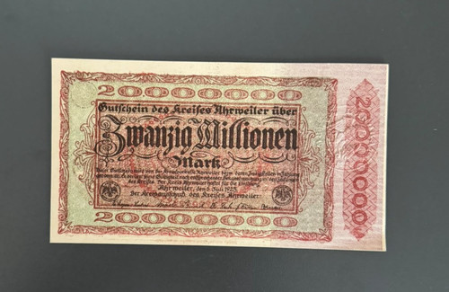 Notgeld ahrweiler 20 - notgeld,