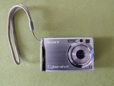 Sony Cyber-Shot DSC-W80   Digitalkamera - Silber