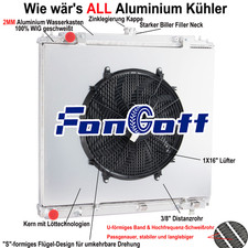 2-Reihig Kühler Shroud+Fan