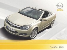 OPEL Vectra GTS Astra TwinTop Signum Vectra OPC Pressemappe Media Press 2005 PO