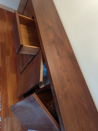 Sideboard massivholz nussbaum - massivholz,