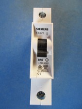 Siemens Leitungsschutzschalter 5SX21 B16  gebraucht