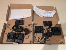 vier Motorola Firestrom III 3 Funkmeldeempfänger FME Feuerwehr + Ladegerät