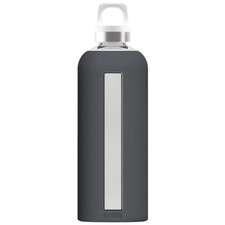SIGG Star Glastrinkflasche mit Silikonhülle 0.85L hitzebeständig Drehverschluss