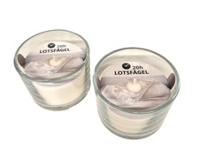 IKEA 2x Lotsfagel Duftkerze im